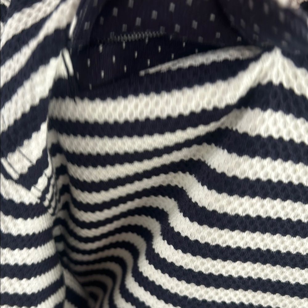 Cabi harbor jacket Blue and White Striped Jacket  E - Picture 5 of 9